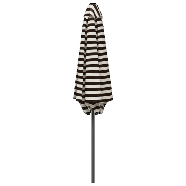 Havesol 230 x 230 cm Polyester Rektangulær Sort og Hvid