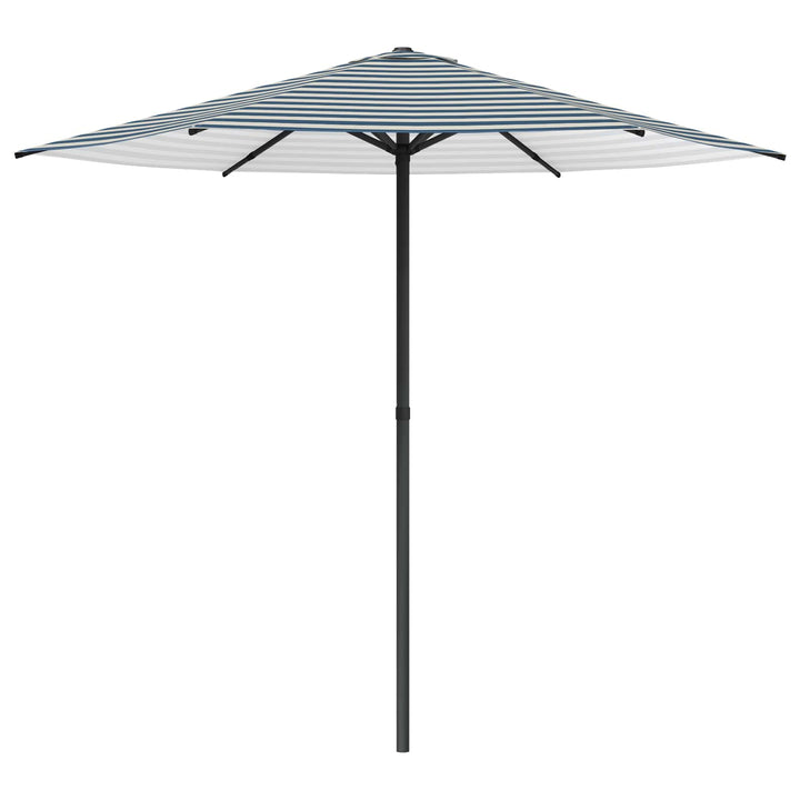 Havesol 230 x 230 cm Polyester Rektangulær Blå og Hvid