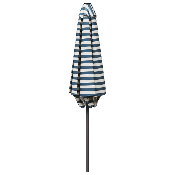 Havesol 230 x 230 cm Polyester Rektangulær Blå og Hvid