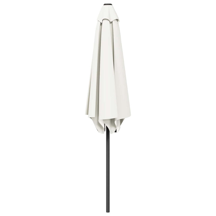 Havesol 270 x 270 cm Polyester Rektangulær Cremefarvet