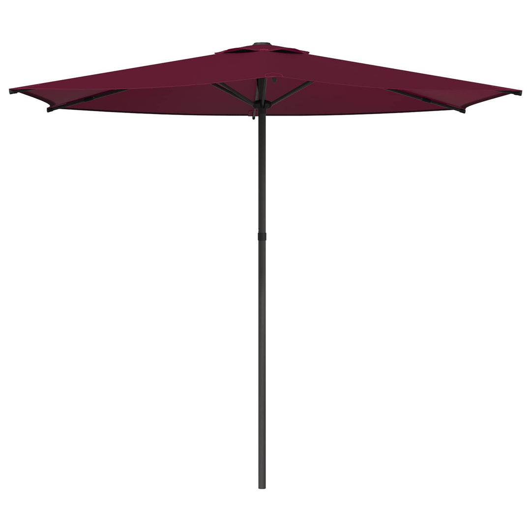 Havesol 270 x 270 cm Polyester Rektangulær Bordeaux Rød