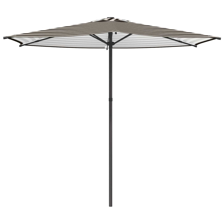 Havesol 270 x 270 cm Polyester Rektangulær Sort og Hvid