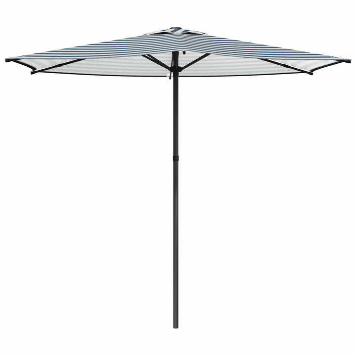 Havesol 270 x 270 cm Polyester Rektangulær Blå og Hvid