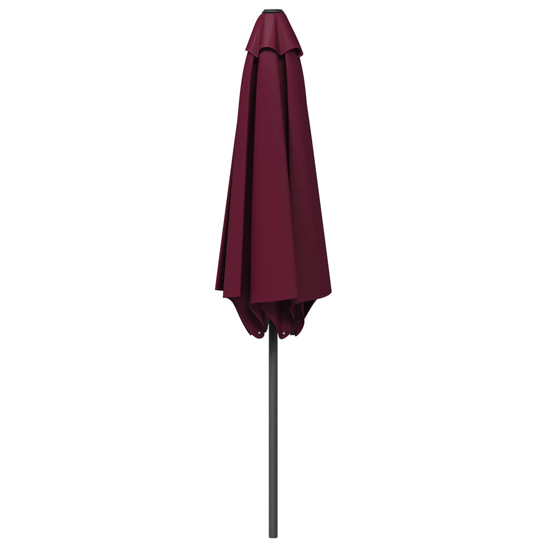 Havesol 300 x 300 cm Polyester Rektangulær Bordeaux Rød