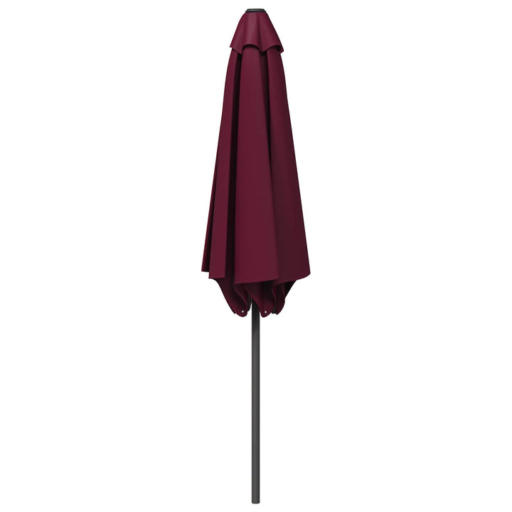 Havesol 300 x 300 cm Polyester Rektangulær Bordeaux Rød