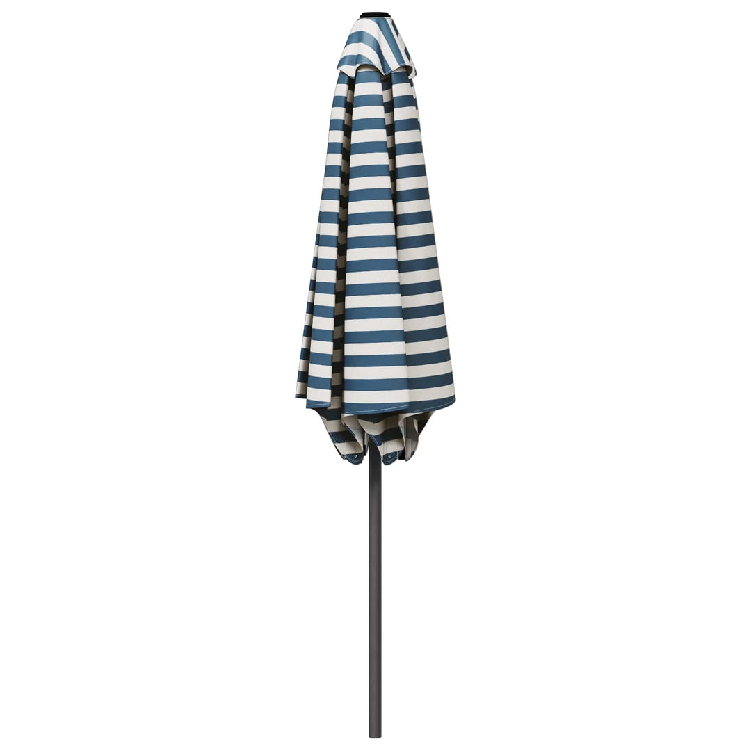 Havesol 300 x 300 cm Polyester Rektangulær Blå og Hvid