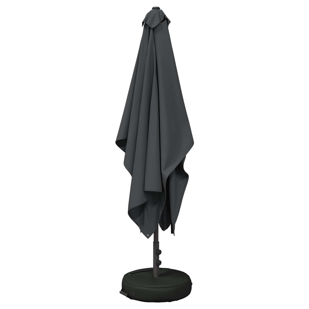 Havesol 200 x 300 cm Polyester Rektangulær Antracit