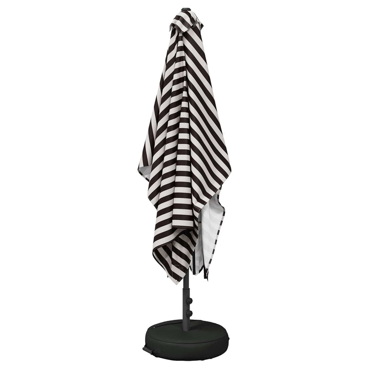 Haveparasol med base 200 x 300 cm Polyester Rektangulær