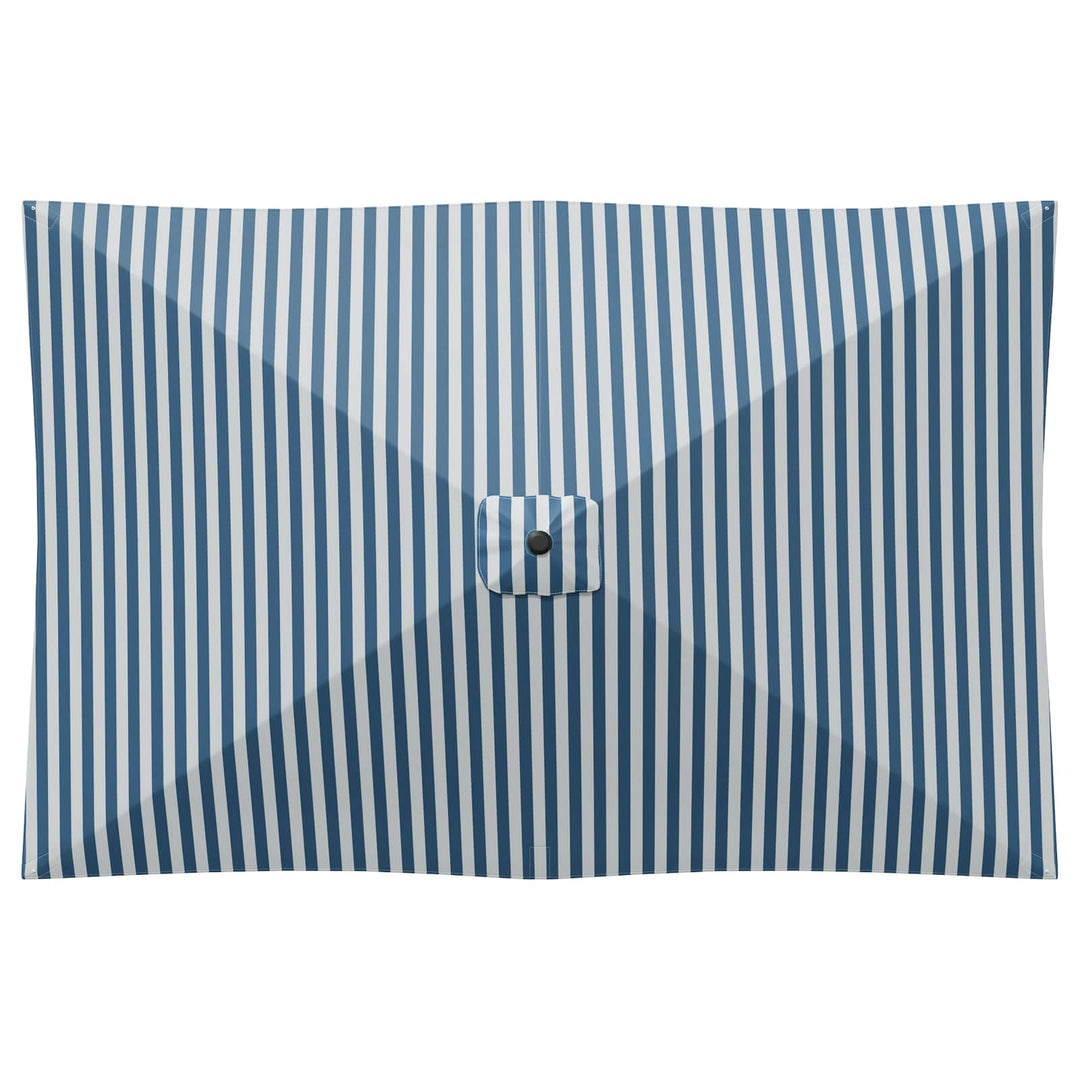 Haveparasol med base 200 x 300 cm Polyester Rektangulær
