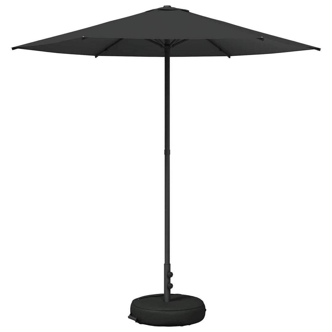 Haveparasol med base 230 x 230 cm Polyester Rektangulær