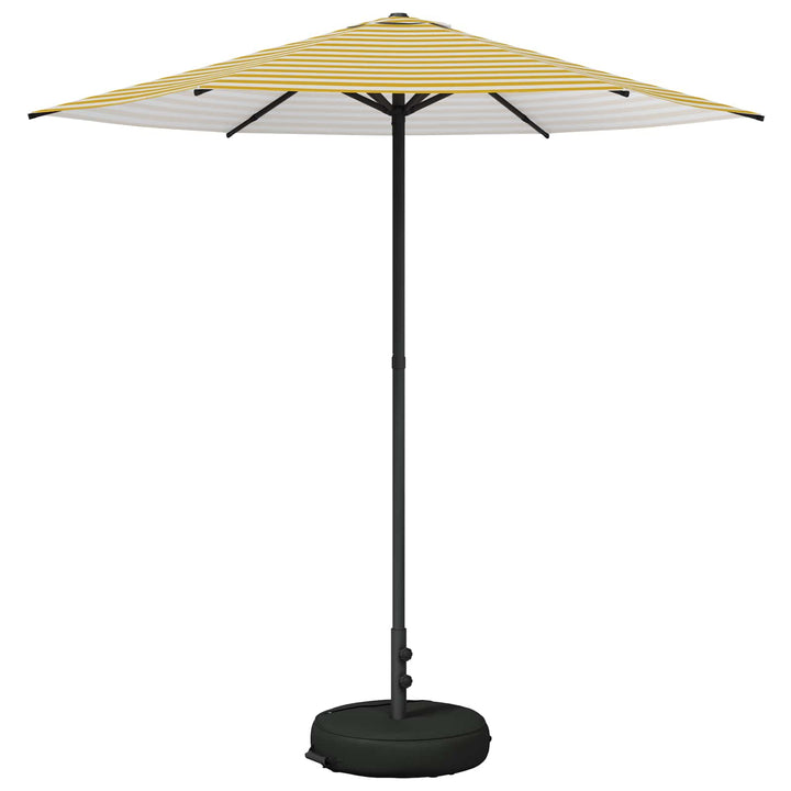 Haveparasol med base 230 x 230 cm Polyester Rektangulær