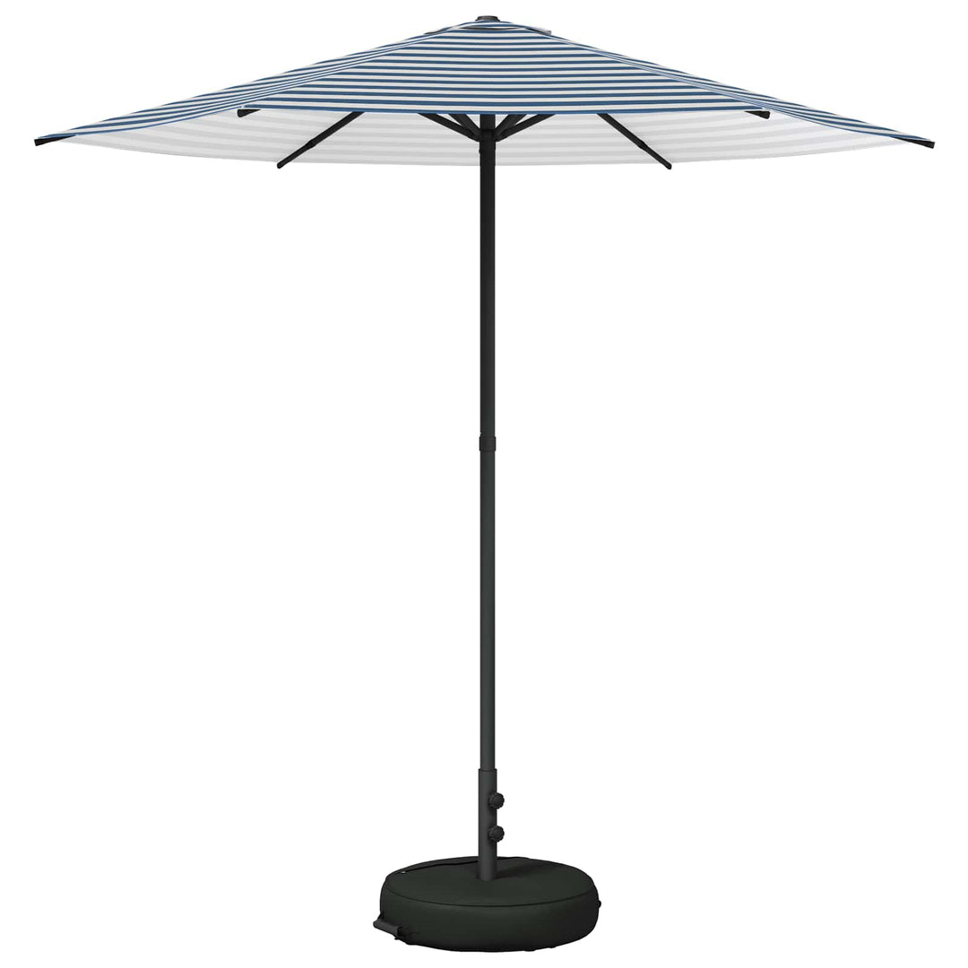 Haveparasol med base 230 x 230 cm Polyester Rektangulær