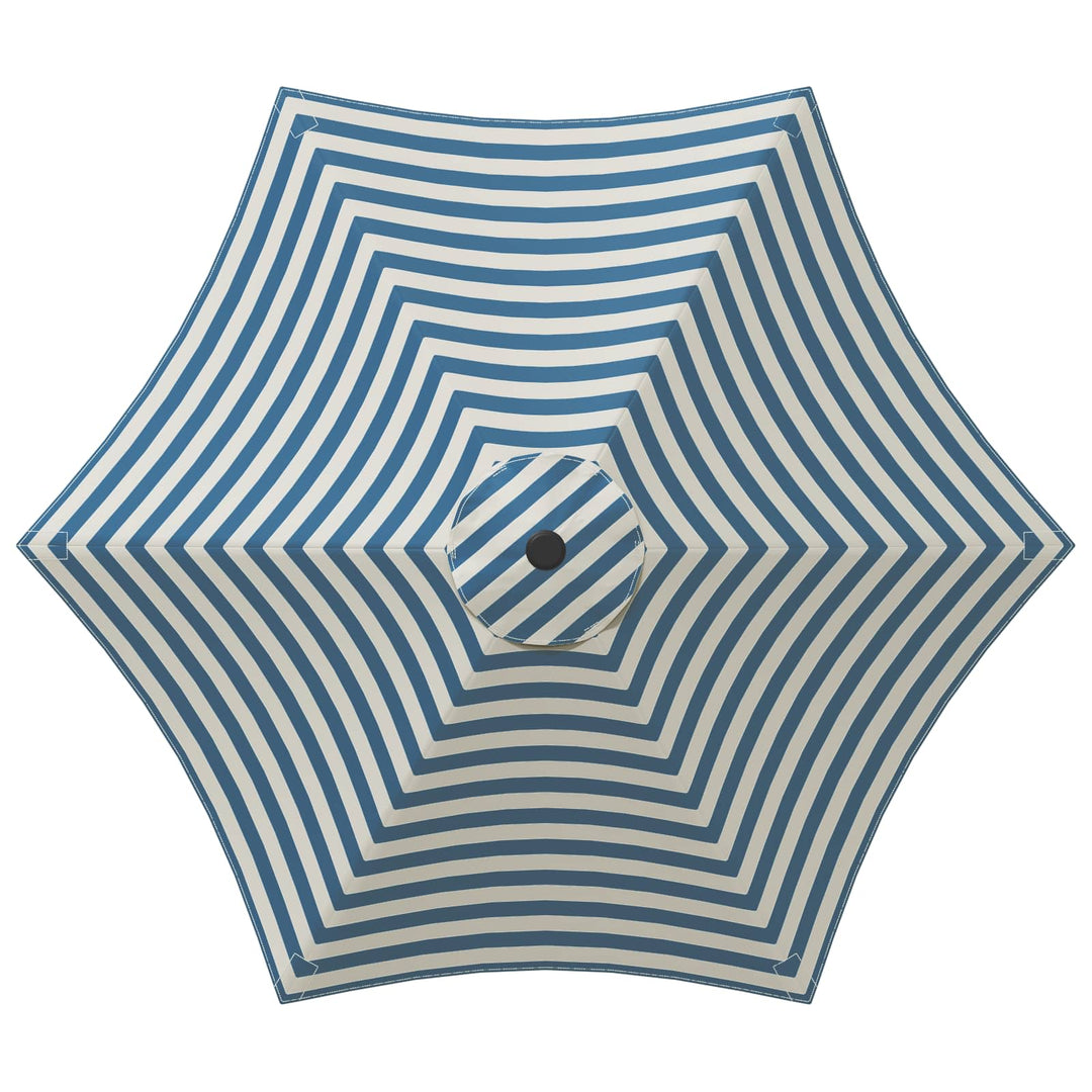 Haveparasol med base 230 x 230 cm Polyester Rektangulær