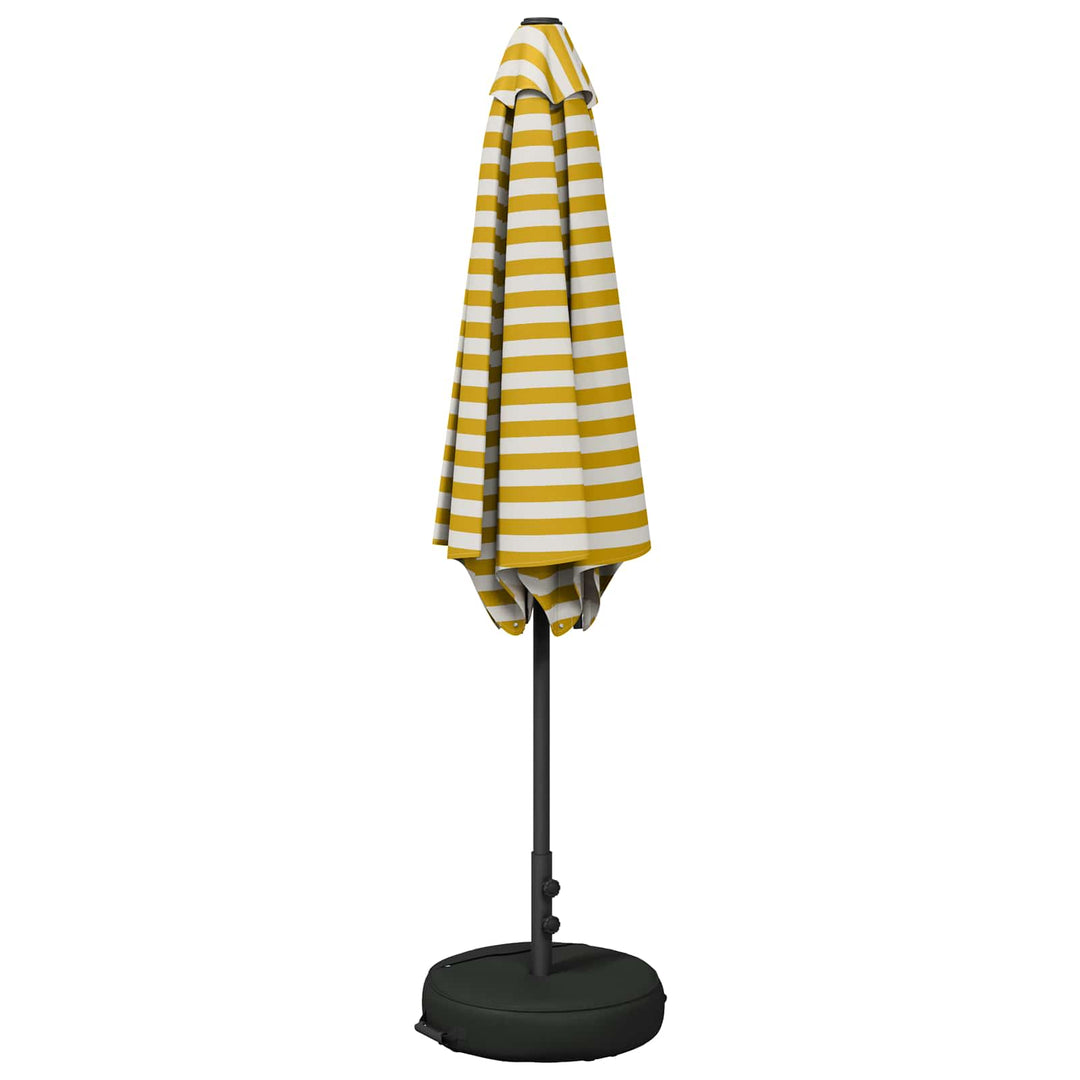 Haveparasol med base 270 x 270 cm Polyester Rektangulær