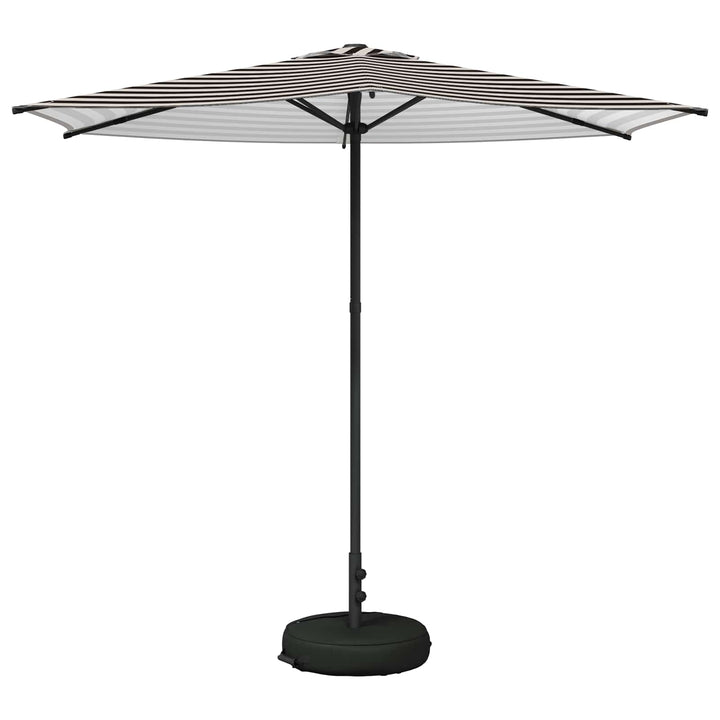 Haveparasol med base 270 x 270 cm Polyester Rektangulær
