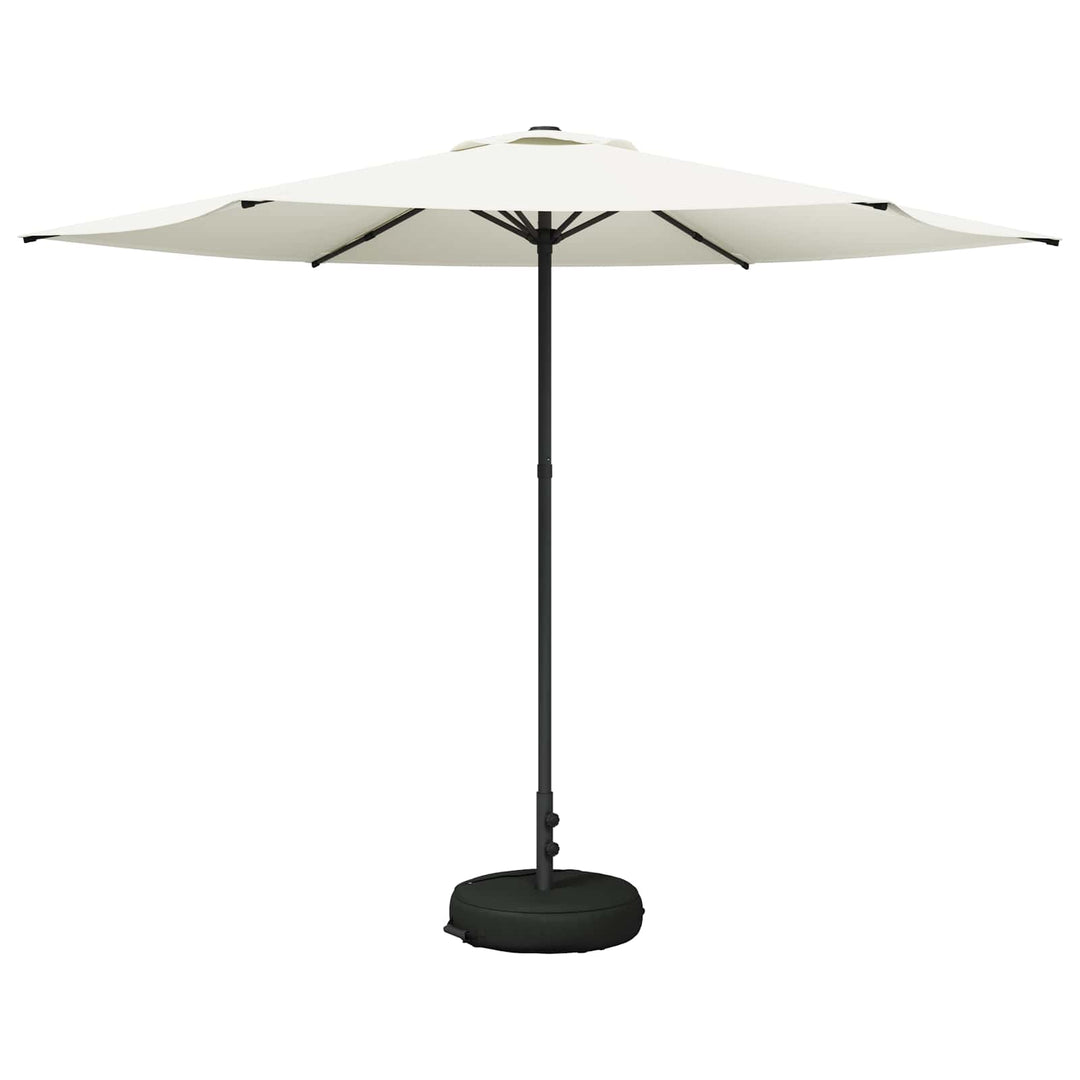 Haveparasol med base 300 x 300 cm Polyester Rektangulær