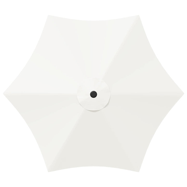Haveparasol med base 300 x 300 cm Polyester Rektangulær