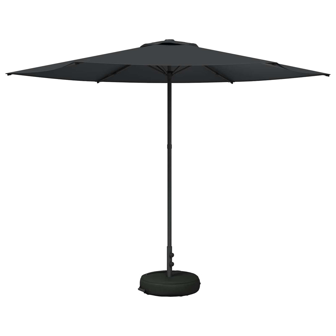 Haveparasol med base 300 x 300 cm Polyester Rektangulær