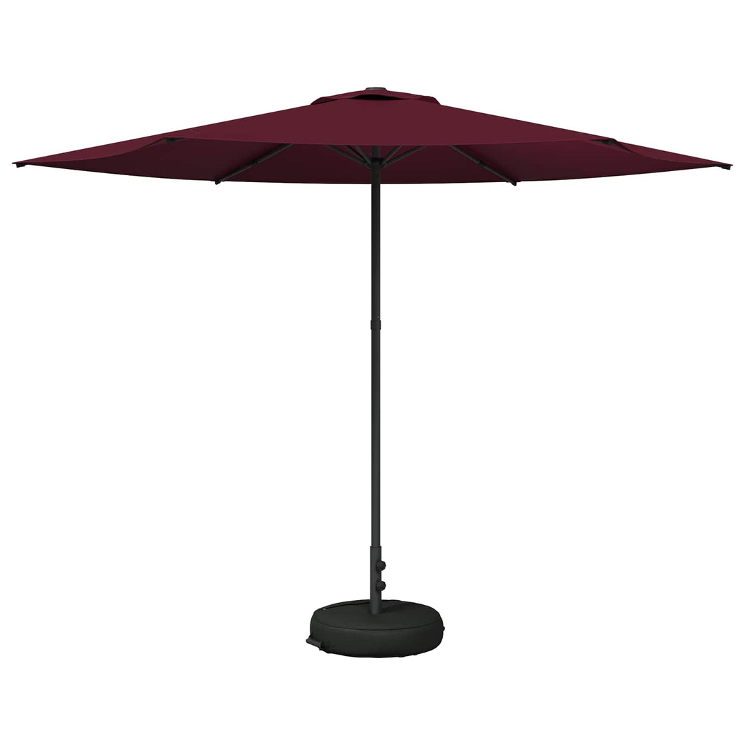 Haveparasol med base 300 x 300 cm Polyester Rektangulær