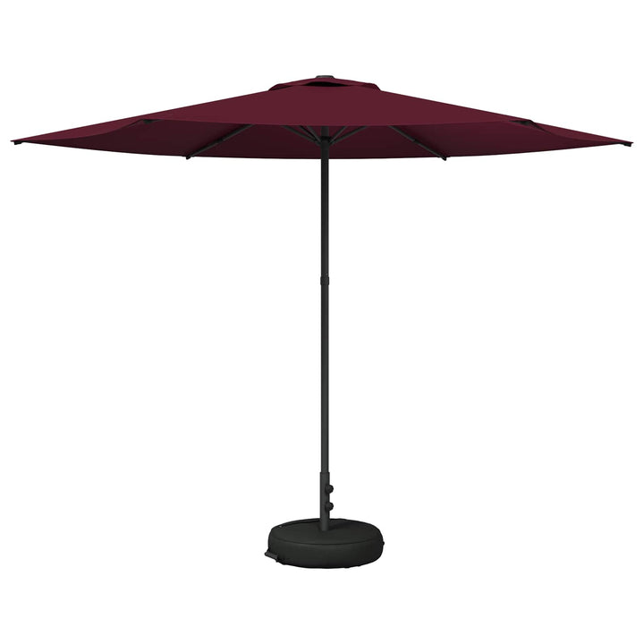Haveparasol med base 300 x 300 cm Polyester Rektangulær