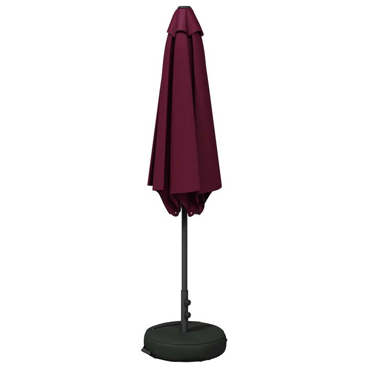 Haveparasol med base 300 x 300 cm Polyester Rektangulær