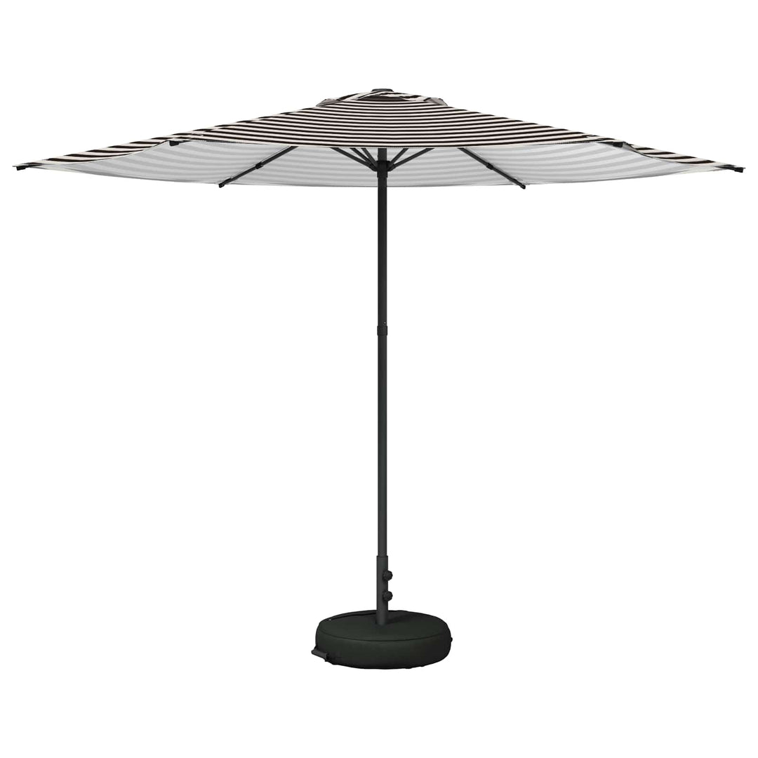 Haveparasol med base 300 x 300 cm Polyester Rektangulær
