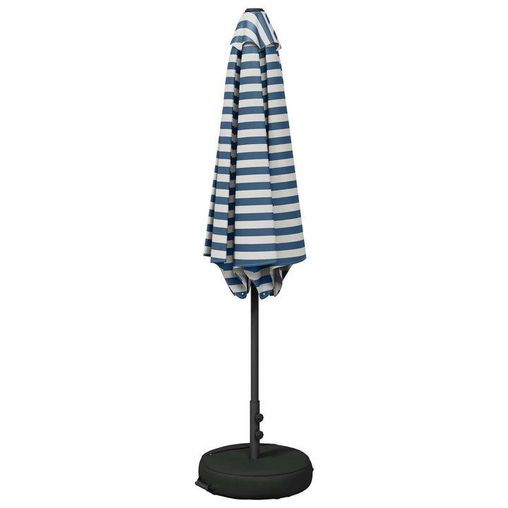 Haveparasol med base 300 x 300 cm Polyester Rektangulær