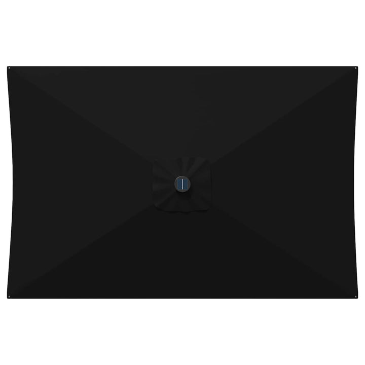 Have Parasol med LED Lygter 200 x 300 cm Polyester Sort
