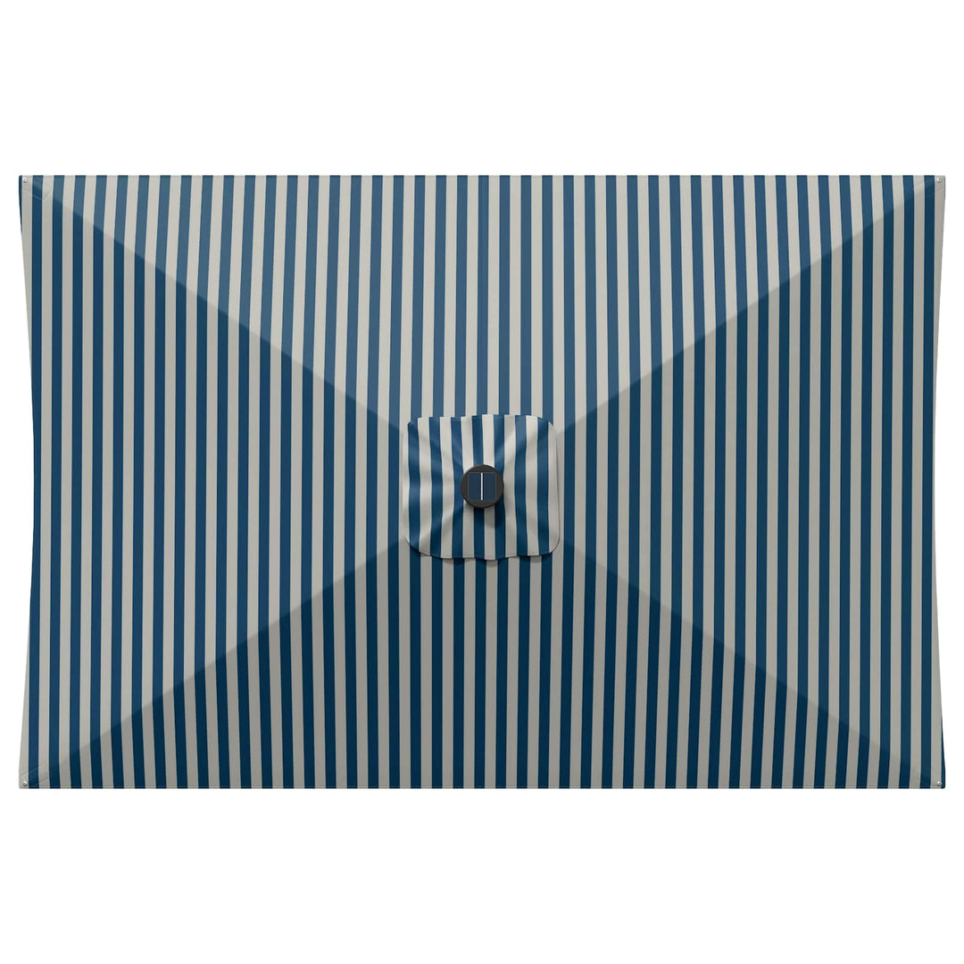 Haveparasol med LED lys og fod 200 x 300 cm Polyester