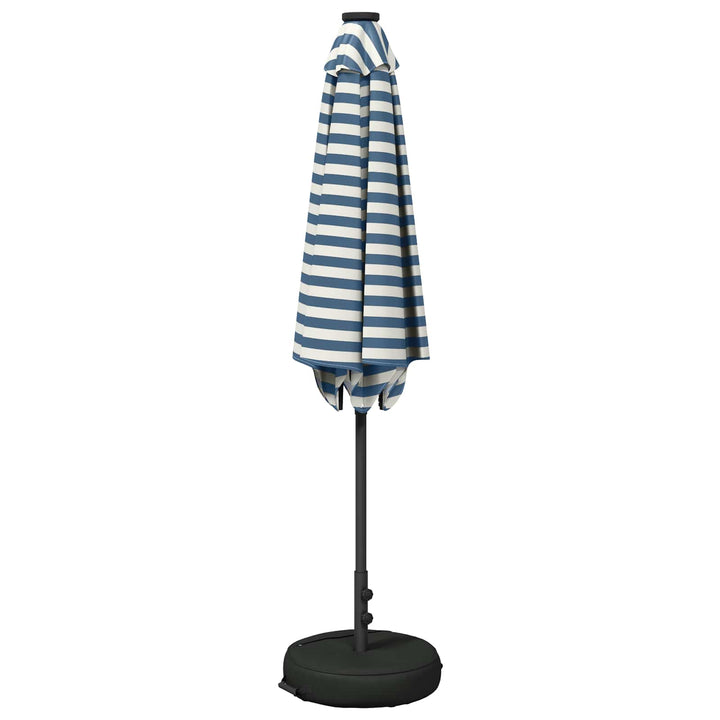 Haveparasol med LED lys og fod 270 x 270 cm Polyester