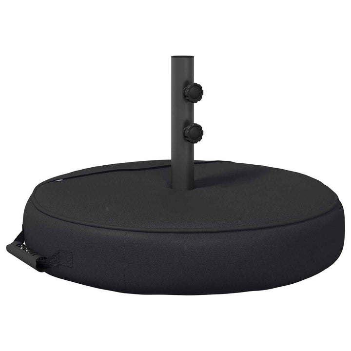 Patio parasolfod 50 x 50 cm Stål Sort