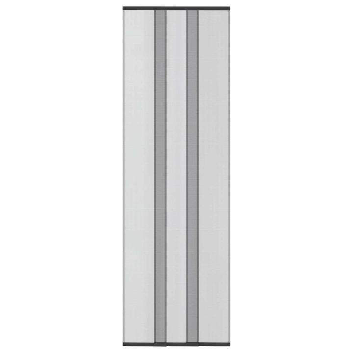 Insektdørskærm med netforhæng Sort 70 x 220 cm Polyester