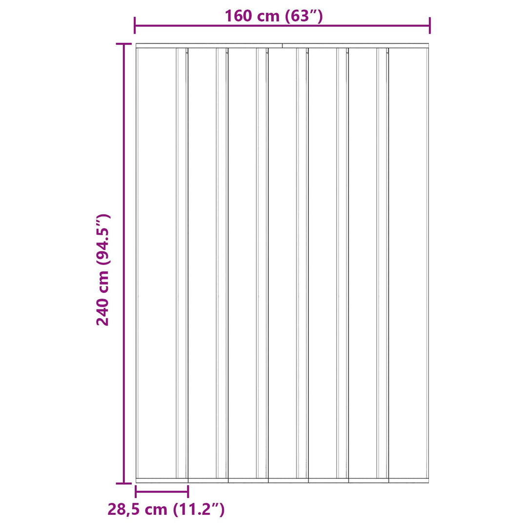 Insektdørskærm med netforhæng Sort 160 x 240 cm Polyester