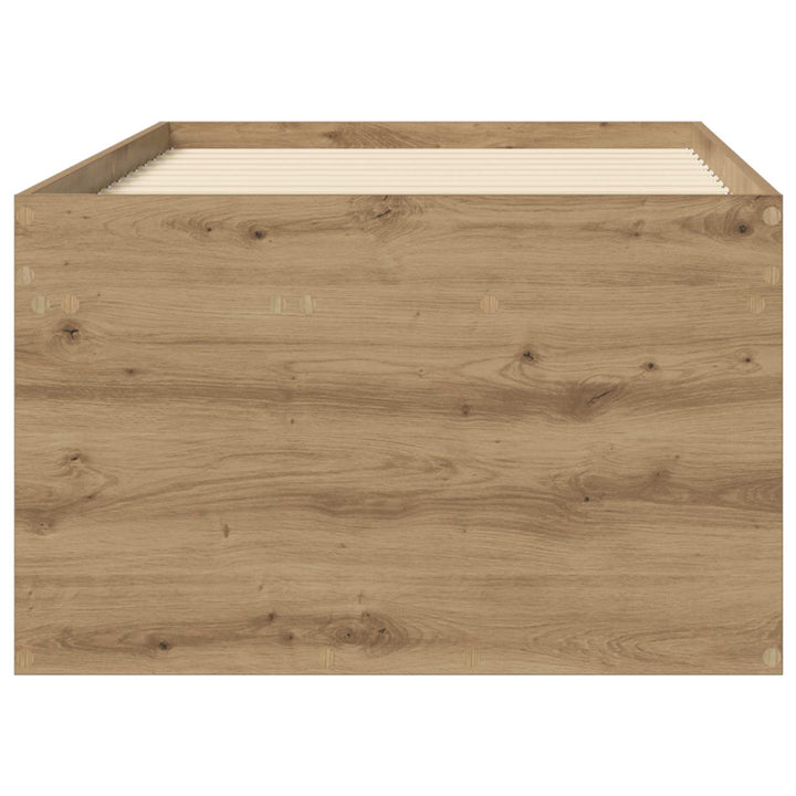 Sengestel med opbevaring Artisan-eg 80 x 200 cm Konstrueret træ