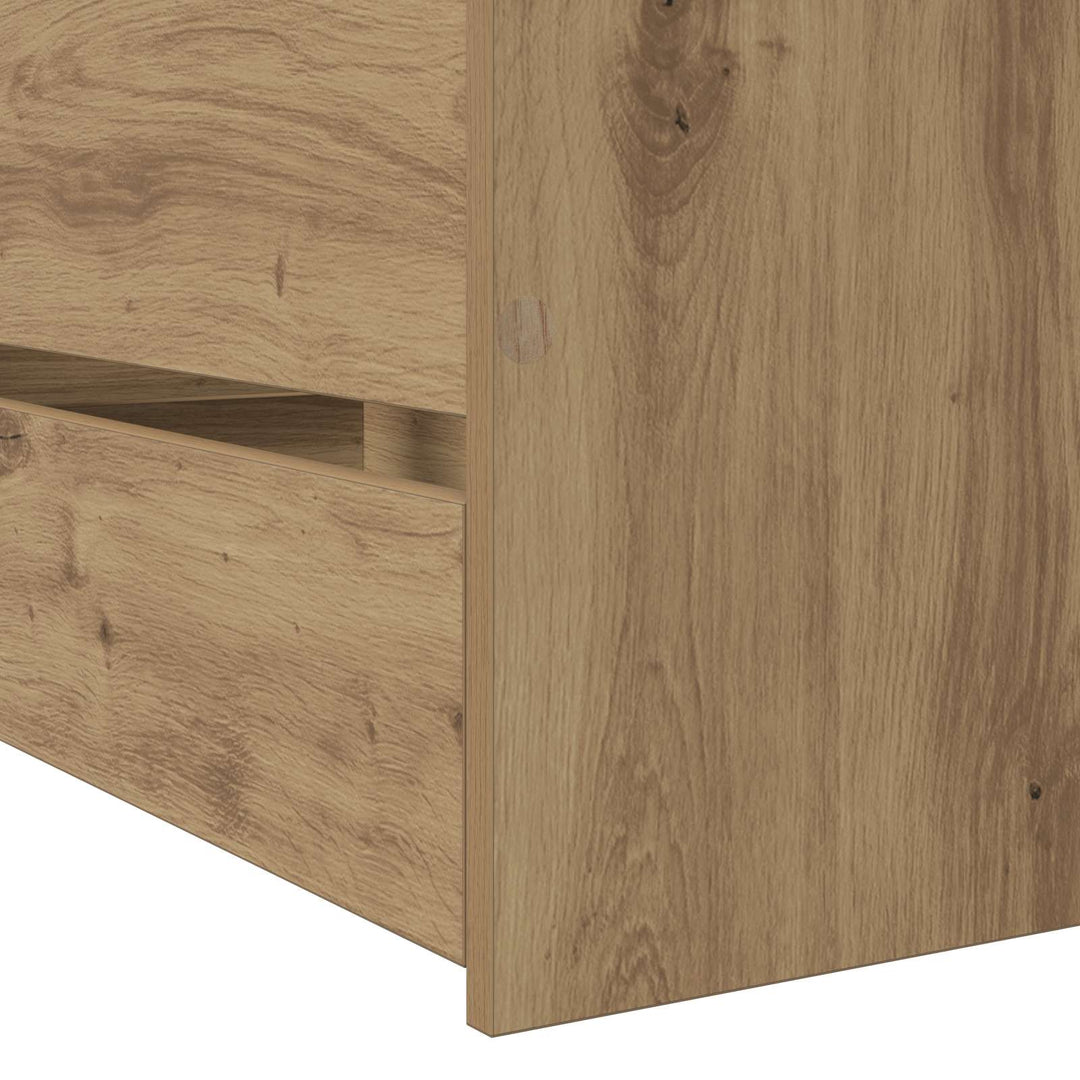 Sengestel med opbevaring Artisan-eg 80 x 200 cm Konstrueret træ
