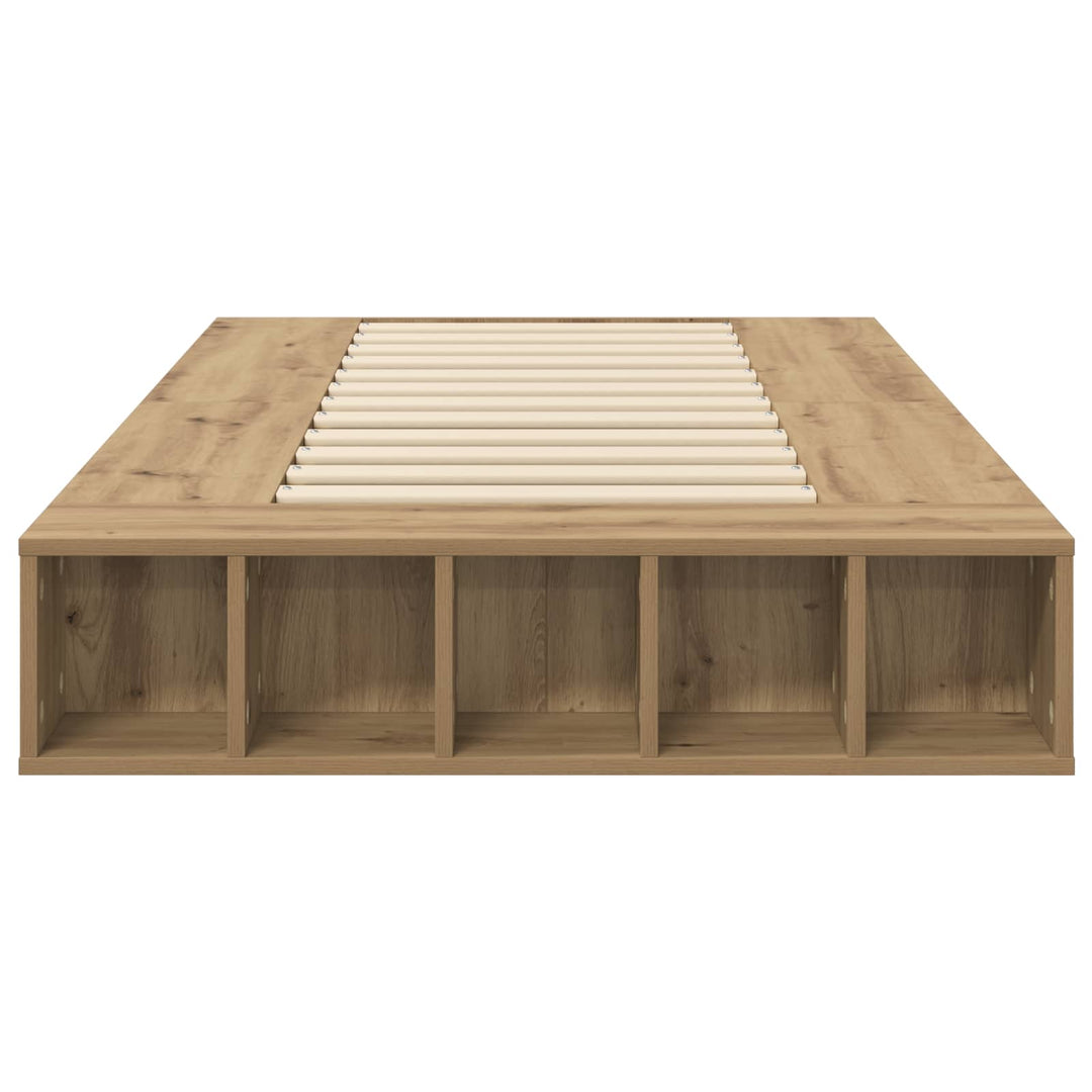 Sengestel med opbevaring Artisan-eg 80 x 200 cm Konstrueret træ