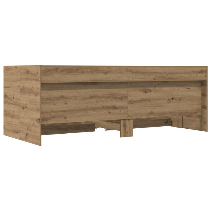 Daybed med skuffe med hylde Artisan-eg Konstrueret træ