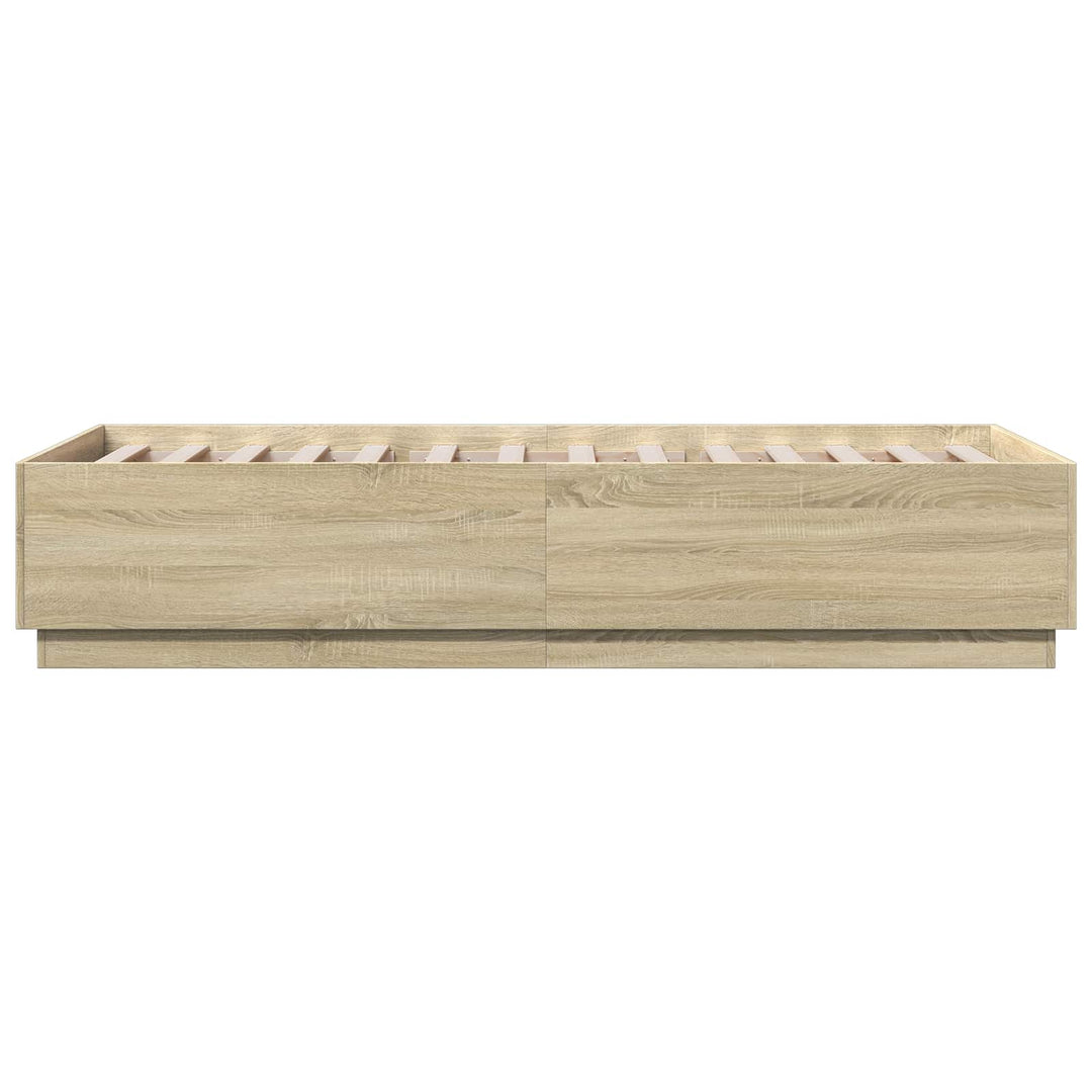 Sengestel Sonoma-eg 80 x 200 cm Konstrueret træ