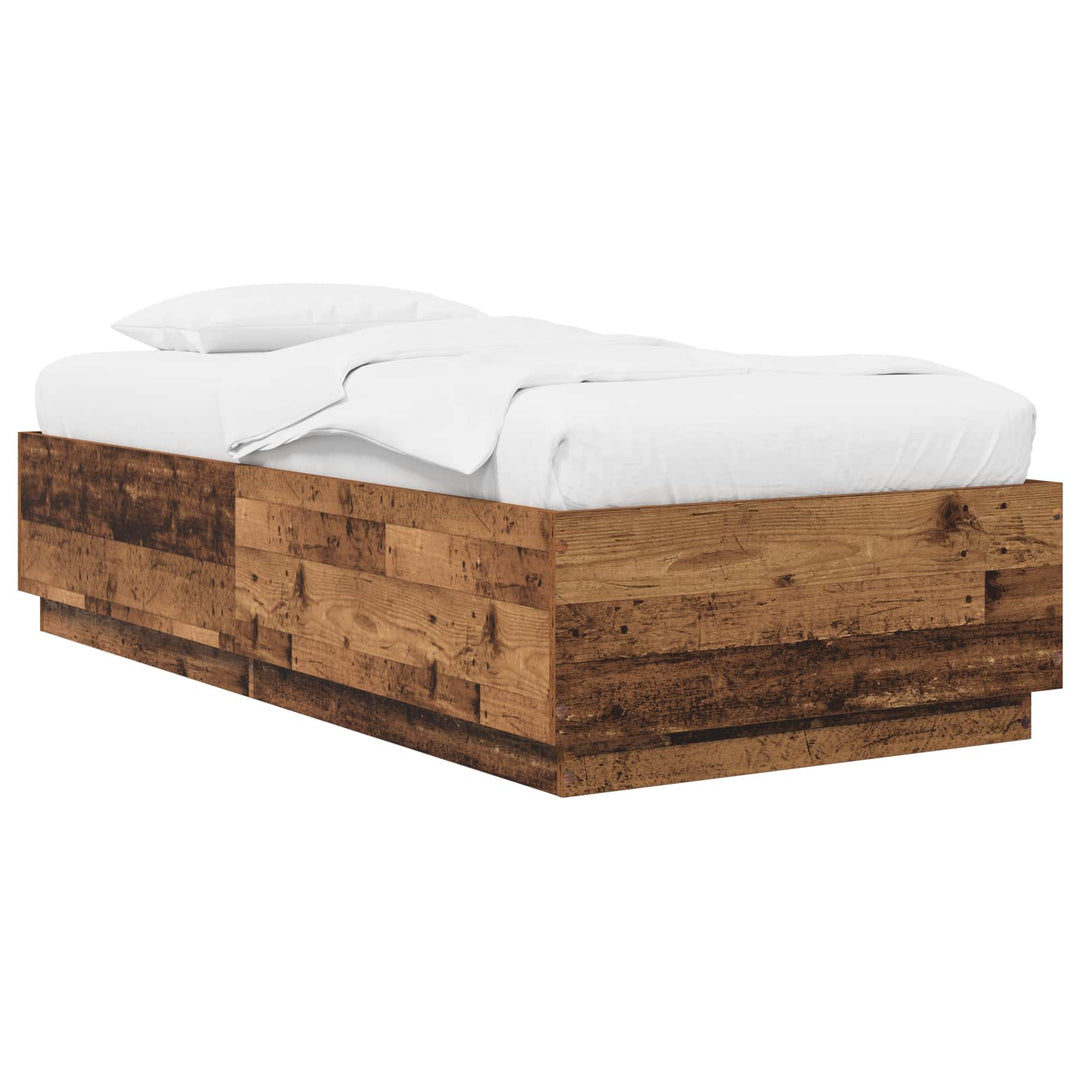 Sengestel Gammelt træ 80 x 200 cm Konstrueret træ