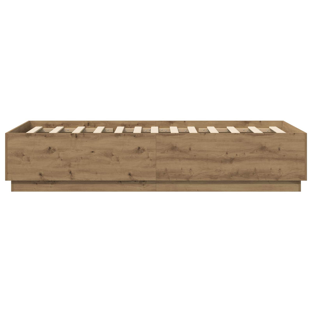Sengestel Artisan-eg 80 x 200 cm Konstrueret træ