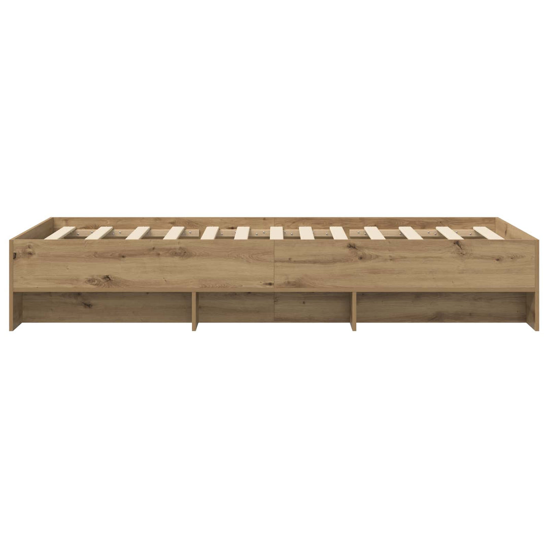 Sengestel med hylde Artisan-eg 80 x 200 cm Konstrueret træ