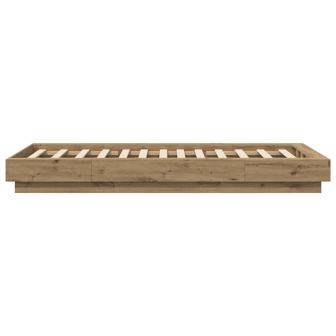 Gulvsengramme Artisan-eg 80 x 210 cm Konstrueret træ