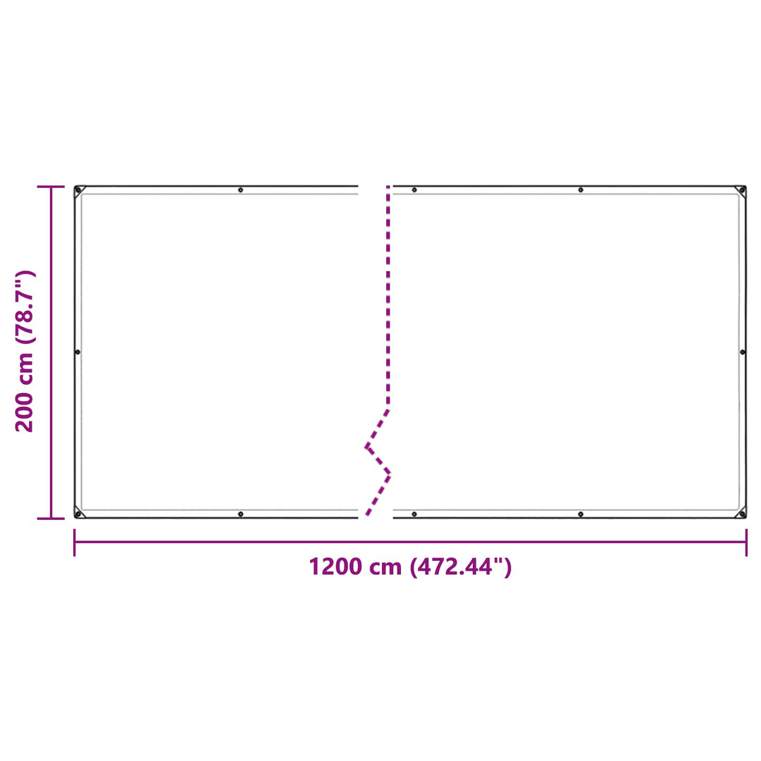 Planteovertræk Transparent 2 x 12 m PE
