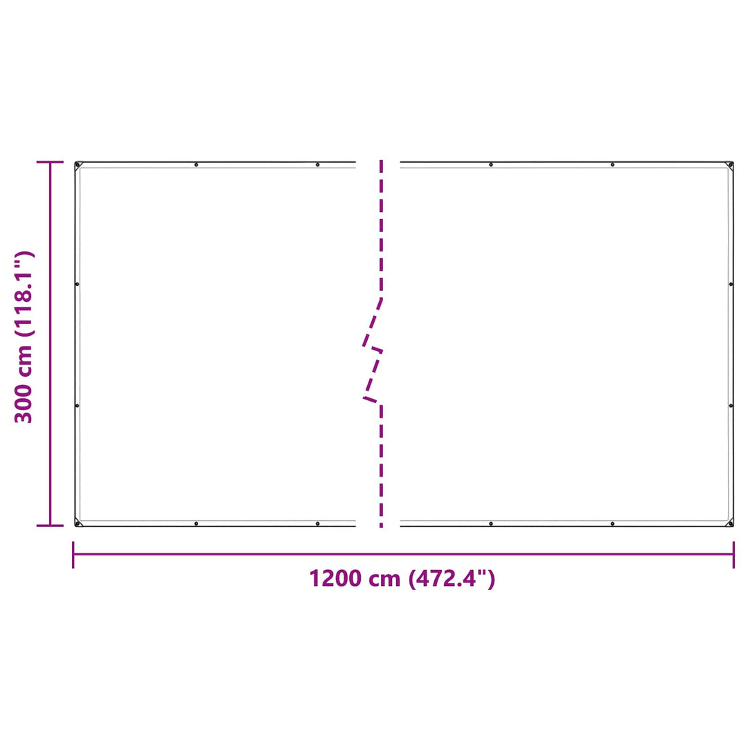 Planteovertræk Transparent 3 x 12 m PE