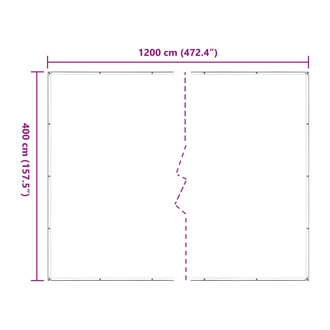 Planteovertræk Transparent 4 x 12 m PE