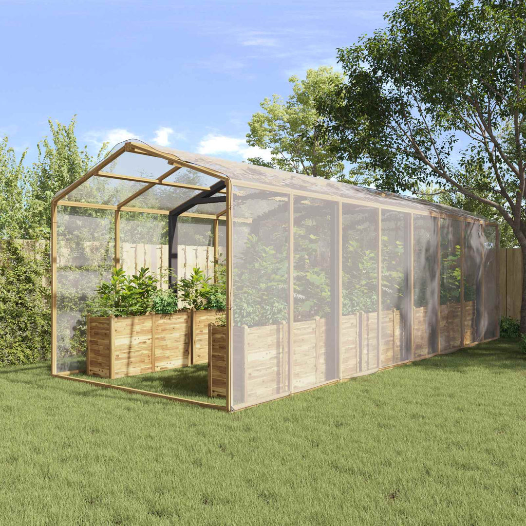 Planteovertræk Transparent 6 x 6 m PE