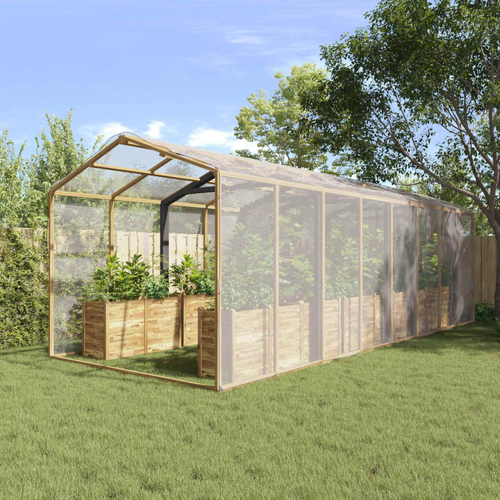 Planteovertræk Transparent 6 x 6 m PE