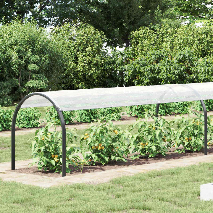 Presenning med øjer Transparent 10 x 1,5 m Polyethylen