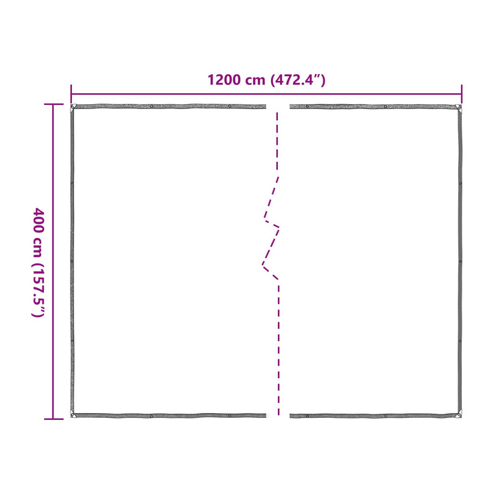 Planteovertræk Transparent 4 x 12 m PE