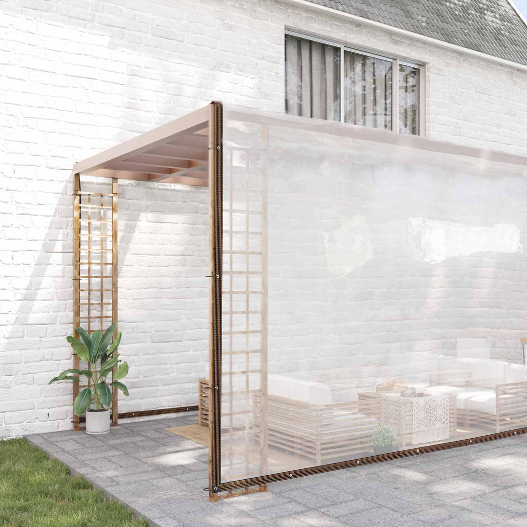 Planteovertræk Transparent 12 x 12 m PE